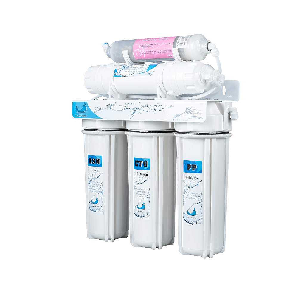 เครื่องกรองน้ำดื่ม  6 ขั้นตอน UNI PURE  รุ่น UNI-B6MI MINERAL FILTER_2